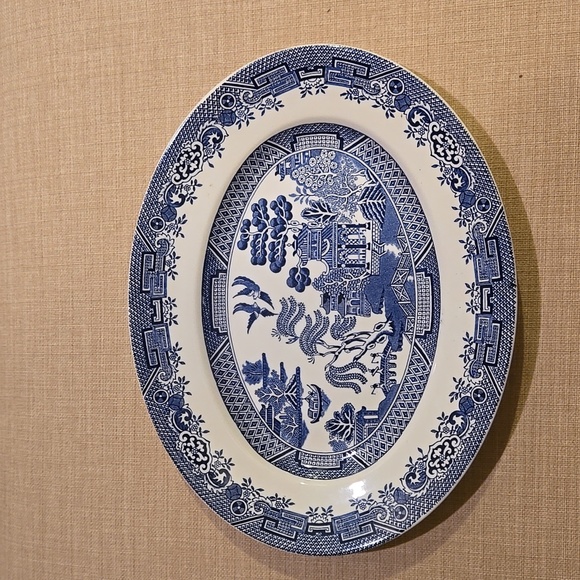 Blue Willow Platter - Picture 1 of 12